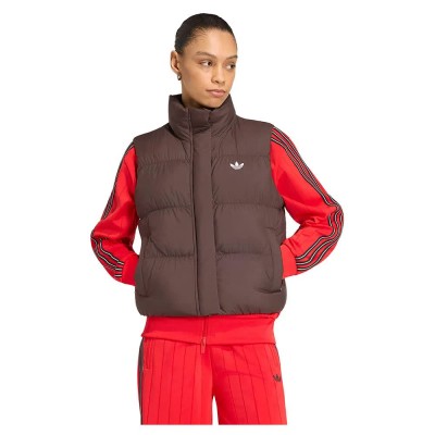 елек,дамски,жилетки,adidas,originals,regular,padded,vest,brown,(aurora,coffee)