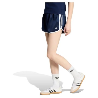 къси,панталони,мъжки,панталони,дамски,панталони,adidas,originals,satin,3,stripes,sprinter,shorts,blue,(night,indigo,white)