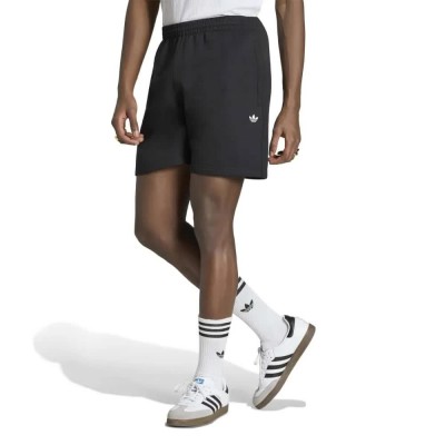 поларени,къси,панталони,мъжки,панталони,дамски,панталони,adidas,originals,trefoil,essentials,7´´,fleece,shorts,black,(black)