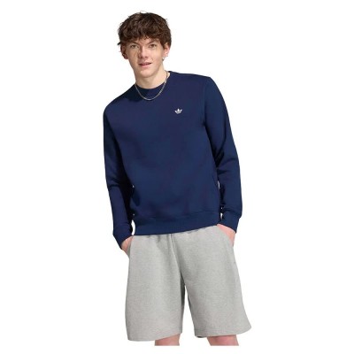 блуза,мъжки,пуловери,adidas,originals,trefoil,essentials,crew,sweatshirt,blue,(night,indigo)