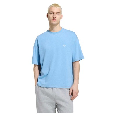 тениска,мъжки,тениски,дамски,тениски,adidas,originals,trefoil,essentials,melange,loose,cropped,short,sleeve,t,shirt,blue,(light,blue,mel)
