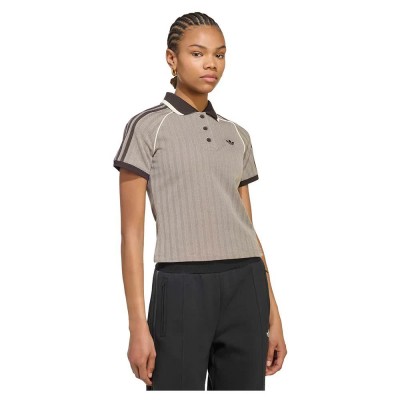 дамски,блузи,с,яка,мъжки,блузи,с,яка,adidas,originals,tweed,short,sleeve,polo,grey,(light,brown)