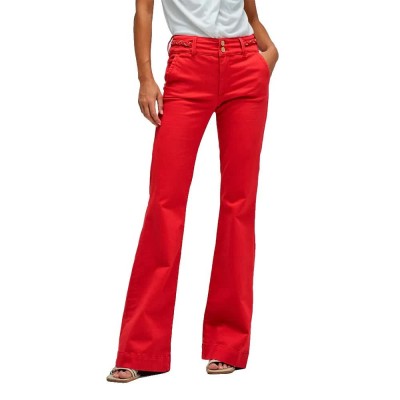 дънки,мъжки,панталони,дамски,панталони,salsa,jeans,21011297,chino,push,in,flare,fit,jeans,red,(red)