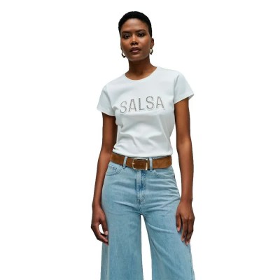 тениска,мъжки,тениски,дамски,тениски,salsa,jeans,21012038,short,sleeve,t,shirt,white,(white)