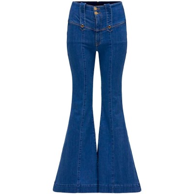 дънки,мъжки,панталони,дамски,панталони,salsa,jeans,diva,super,flare,fit,jeans,blue,(blue)