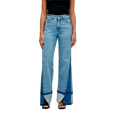 дънки,мъжки,панталони,дамски,панталони,salsa,jeans,faith,wide,leg,jeans,blue,(blue)