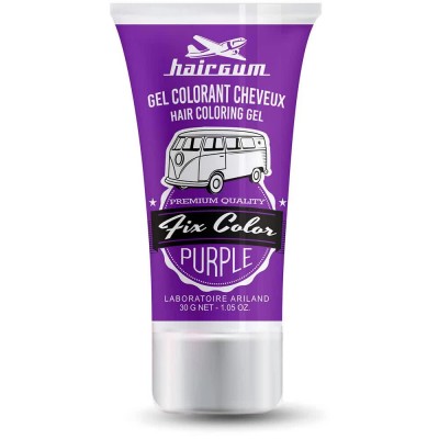 хигиена,коса,hairgum,fix,color,gel,colorant,purple,30ml,hair,dye,purple