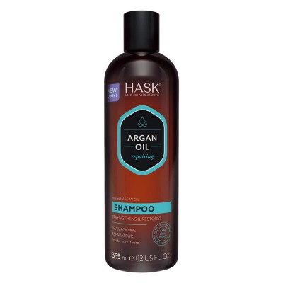 хигиена,коса,hask,argan,oil,repairing,355ml,moisturizing,shampoo,clear