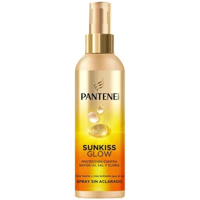 хигиена,коса,pantene,sunkiss,glow,uv,200ml,sun,protection,hair,golden