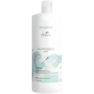 хигиена,коса,wella,professionals,nutricurls,micelar,wavy,1l,1l,curly,hair,shampoo,clear
