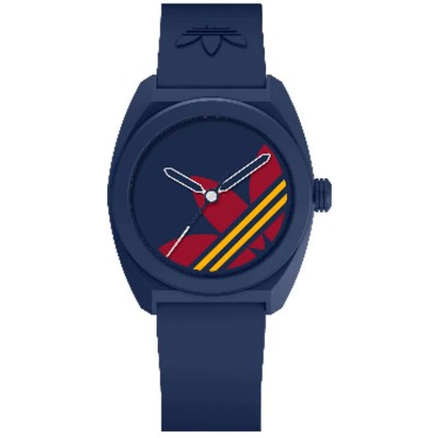 часовник,часовници,adidas,project,three,42mm,5atm,quartz,analogical,watch,blue,(blue,blue,red,mineral)