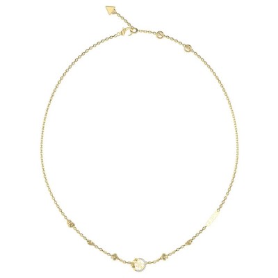 бижутерия,guess,4,love,4g,flowers,necklace,golden,(gold)