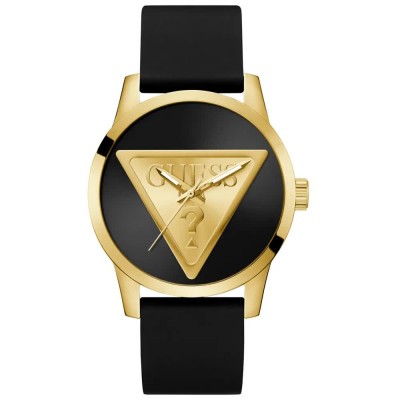 часовник,часовници,guess,badge,44mm,5atm,quartz,analogical,watch,golden,(black,black,mineral)