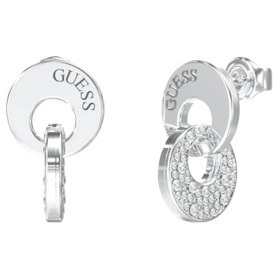 бижутерия,guess,blooming,summer,jube05221,earrings,silver,(silver)