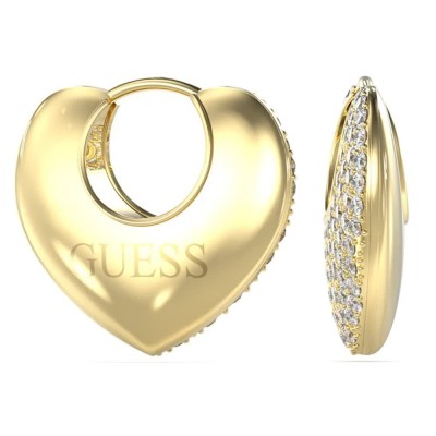 бижутерия,guess,crazy,in,love,jube05207,earrings,golden,(gold)
