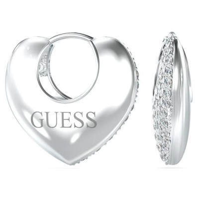 бижутерия,guess,crazy,in,love,jube05207,earrings,silver,(silver)