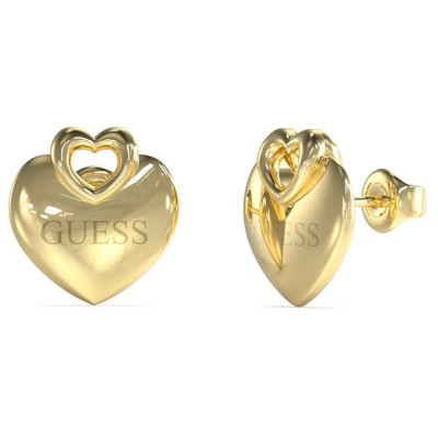 бижутерия,guess,crazy,in,love,jube05218,earrings,golden,(gold)