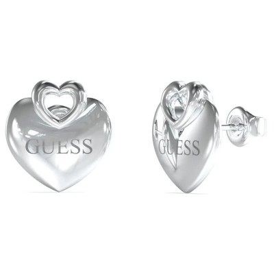 бижутерия,guess,crazy,in,love,jube05218,earrings,silver,(silver)