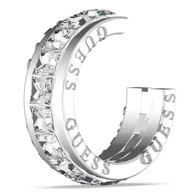 бижутерия,guess,crazy,jube03293,earrings,silver,(silver)