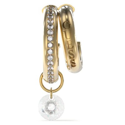 бижутерия,guess,crazy,jube03294,earrings,golden,(gold)