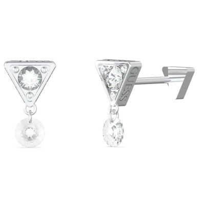 бижутерия,guess,crazy,jube03304,earrings,silver,(silver)