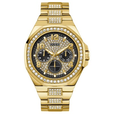 часовник,часовници,guess,empire,46mm,5atm,quartz,analogical,watch,golden,(gold,black,mineral)