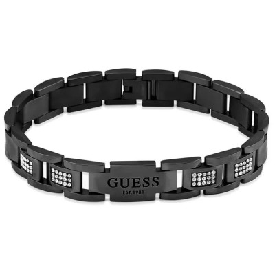 бижутерия,guess,frontiers,bracelet,silver,(gunmetal)