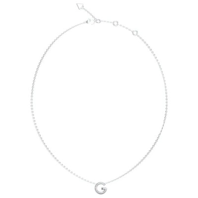 бижутерия,guess,g,crystal,jubn05441,necklace,silver,(silver)