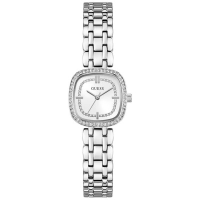 часовник,часовници,guess,hazel,25mm,10atm,quartz,analogical,woman,watch,silver,(silver,white,mineral)