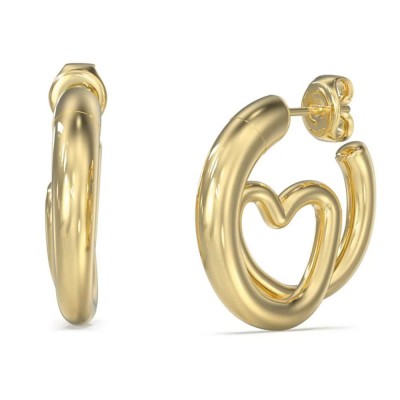 бижутерия,guess,iconique,jube05529,earrings,golden,(gold)