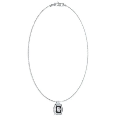 бижутерия,guess,lion,king,21,pave,necklace,silver,(silver,white)