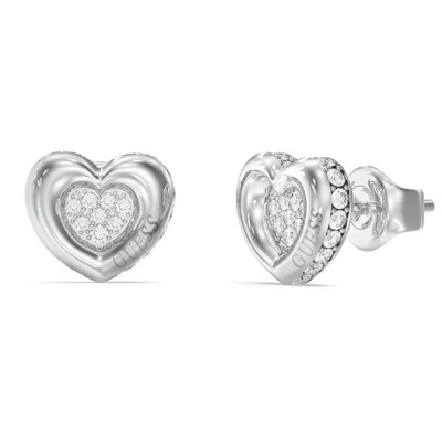 бижутерия,guess,love,jube05466,earrings,silver,(silver)