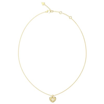 бижутерия,guess,love,jubn05463,necklace,golden,(gold)