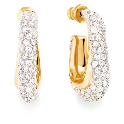 бижутерия,guess,majestic,pave,earrings,golden,(gold)