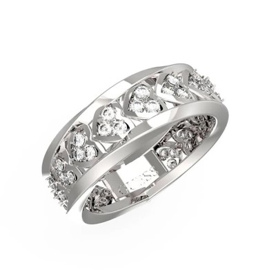 бижутерия,guess,mon,amour,ring,silver,(silver)