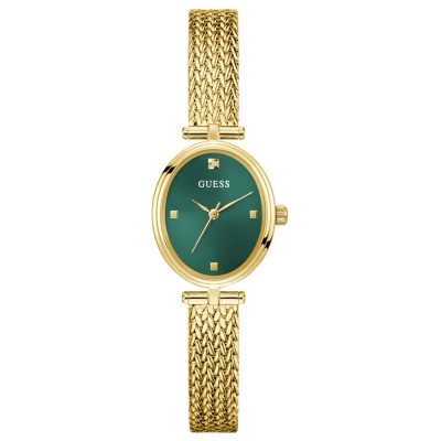 часовник,часовници,guess,ruby,24mm,3atm,quartz,analogical,woman,watch,golden,(gold,green,mineral)
