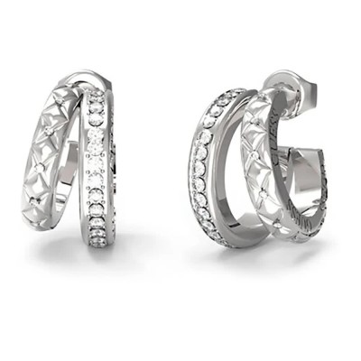 бижутерия,guess,stylish,jube04587,earrings,silver,(silver)