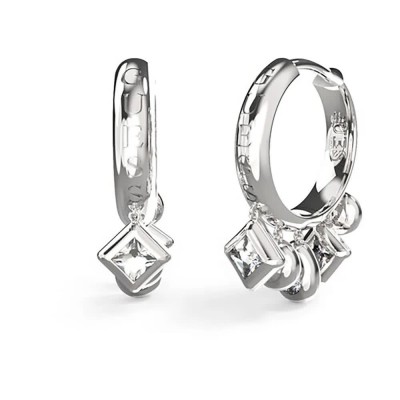 бижутерия,guess,tiny,dancer,jube04648,earrings,silver,(silver)