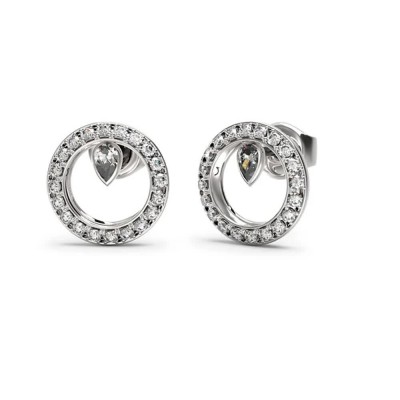 бижутерия,guess,tiny,dancer,jube04655,earrings,silver,(silver)