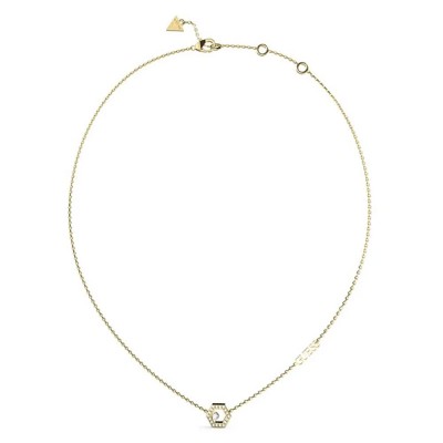 бижутерия,guess,tiny,dancer,jubn04649,necklace,golden,(gold)
