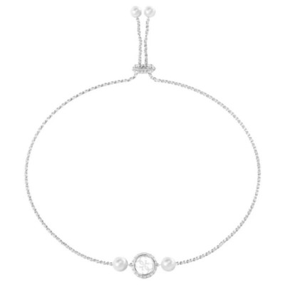 бижутерия,guess,tiny,pearly,bracelet,silver,(silver)