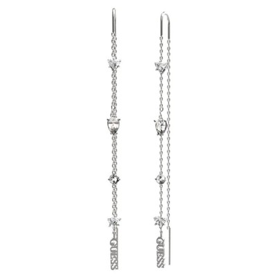 бижутерия,guess,wonderlights,jube04412,earrings,silver,(silver)