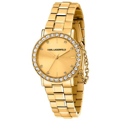 часовник,часовници,karl,lagerfeld,crystals,33mm,5atm,quartz,analogical,woman,watch,golden,(gold,gold,)