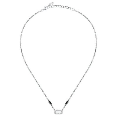 бижутерия,karl,lagerfeld,klayc11,necklace,silver,(silver,white,black)