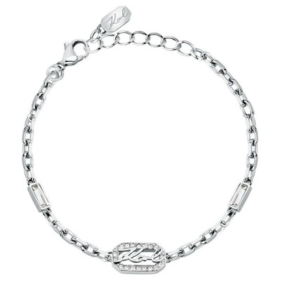 бижутерия,karl,lagerfeld,klayc34,bracelet,silver,(silver,white)