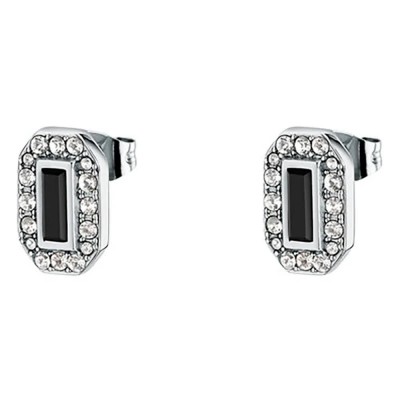 бижутерия,karl,lagerfeld,klayc43,earrings,silver,(silver,white,black)