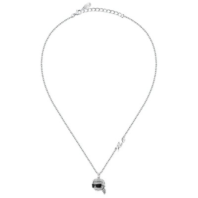 бижутерия,karl,lagerfeld,klayd06,necklace,silver,(silver,white)