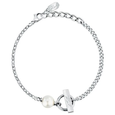 бижутерия,karl,lagerfeld,klayr07,bracelet,silver,(silver,white)
