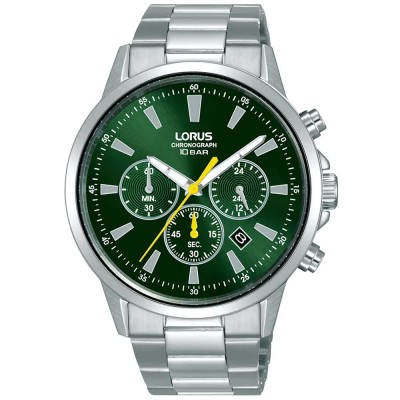 часовник,часовници,lorus,watches,rt313lx9,43mm,10atm,quartz,analogical,watch,silver,(silver,green,mineral)