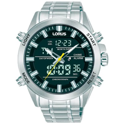 часовник,часовници,lorus,watches,rw663ax9,45mm,10atm,quartz,analogical,digital,watch,silver,(silver,black,mineral)